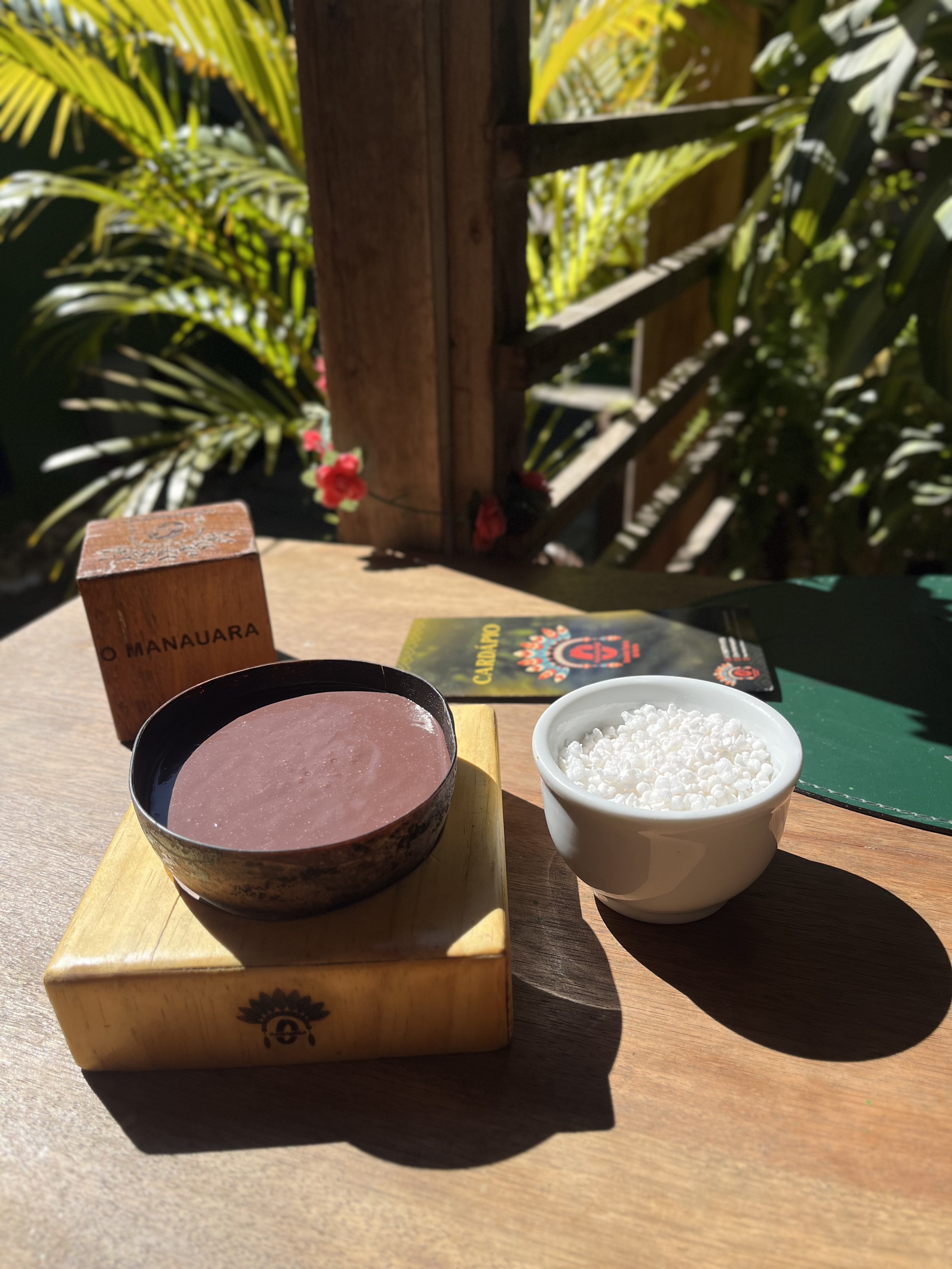 Açaí servido na cuia tradicional